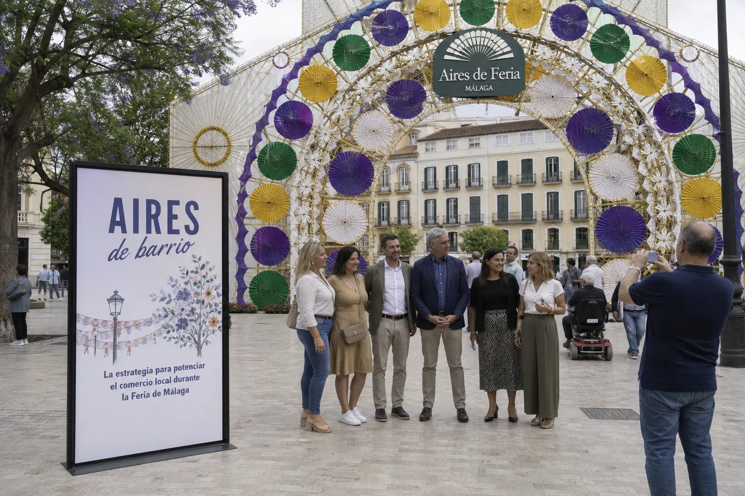 Aires de barrio: la estrategia para potenciar el comercio local durante la Feria de Málaga