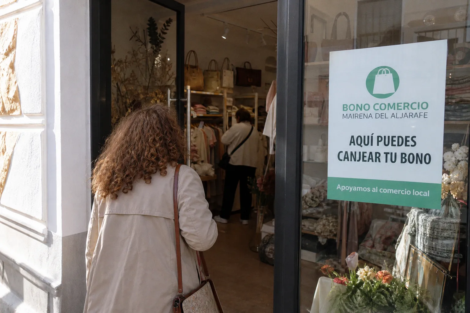 Más de 30 comercios de Mairena se suman al nuevo programa de bonos municipales