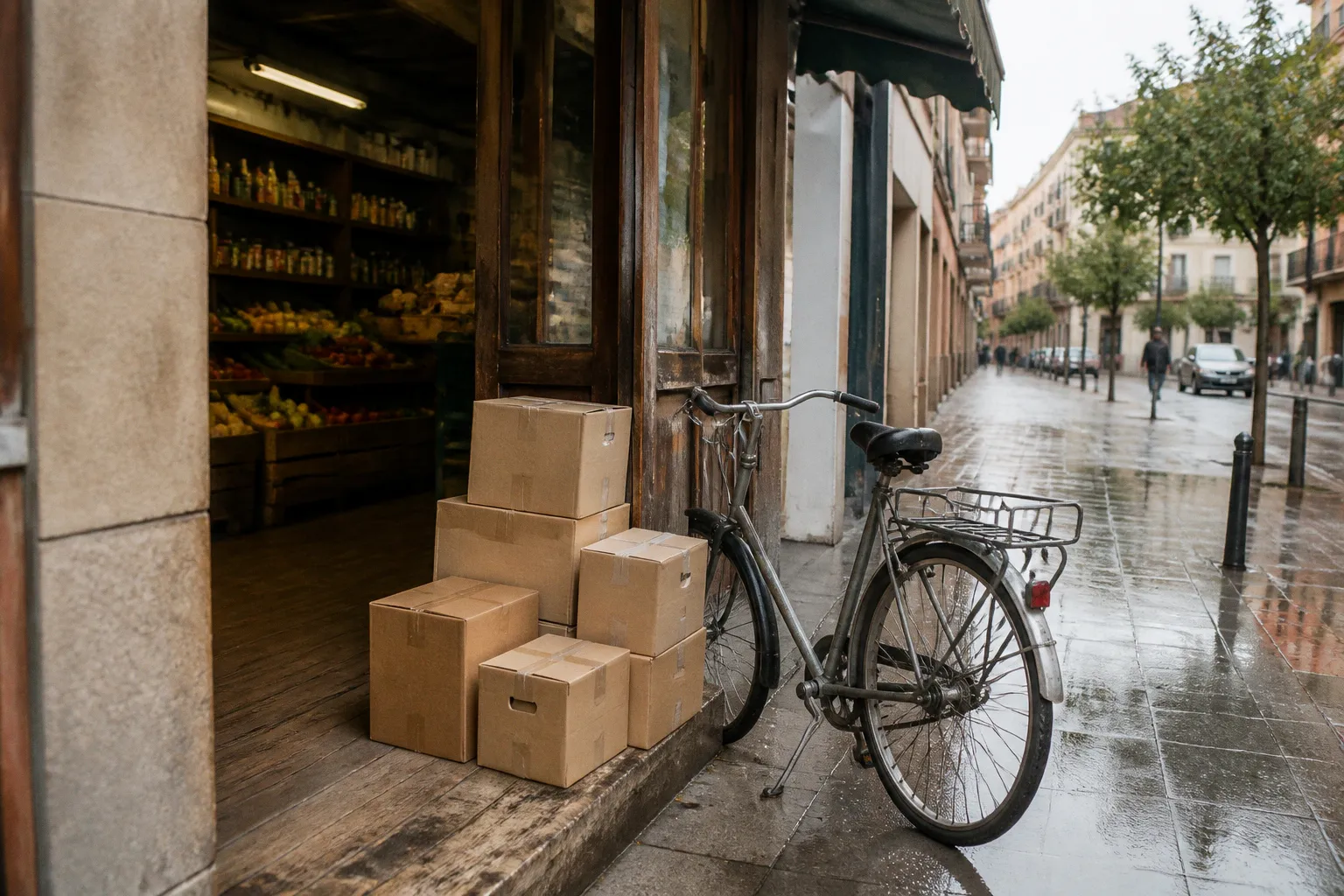 Reparto a domicilio colaborativo: plan para tiendas de barrio